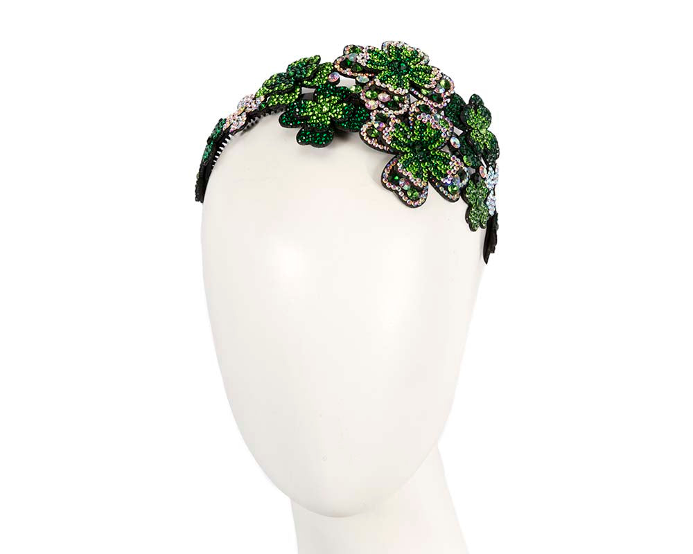 Crystals fascinator headband by Max Alexander CU625GRN-0